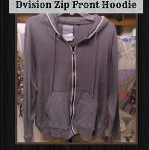 Dvision Zip Front Hoodie